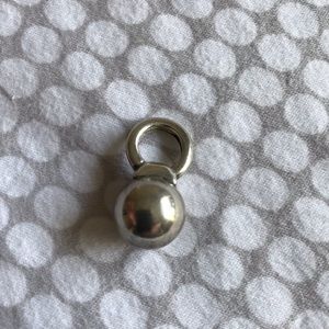 Sterling ball pendant